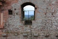 Fensternische auf der Burgruine